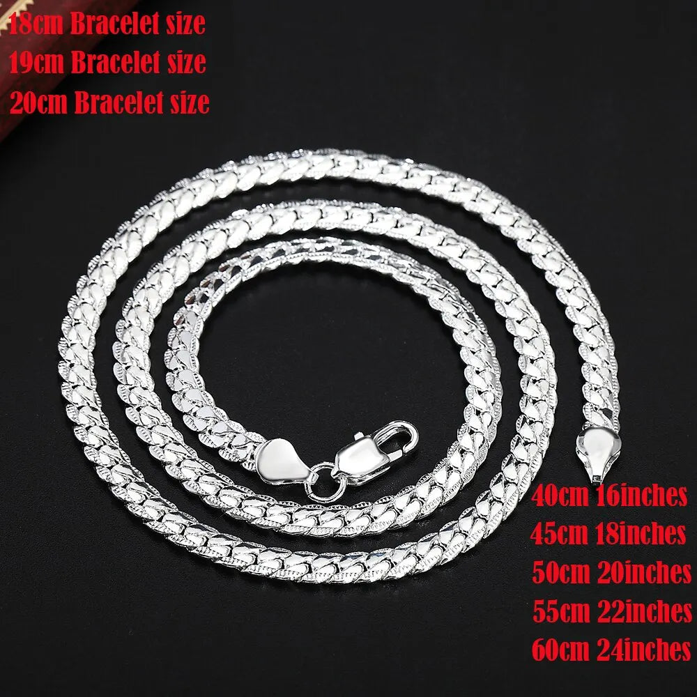 20-60cm Silver Luxury VANTA™  Brand Design chain
