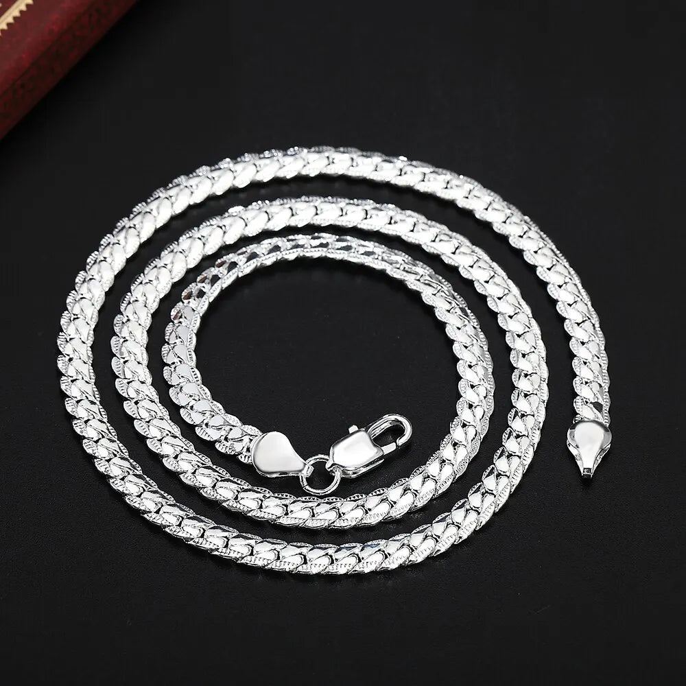 20-60cm Silver Luxury VANTA™  Brand Design chain